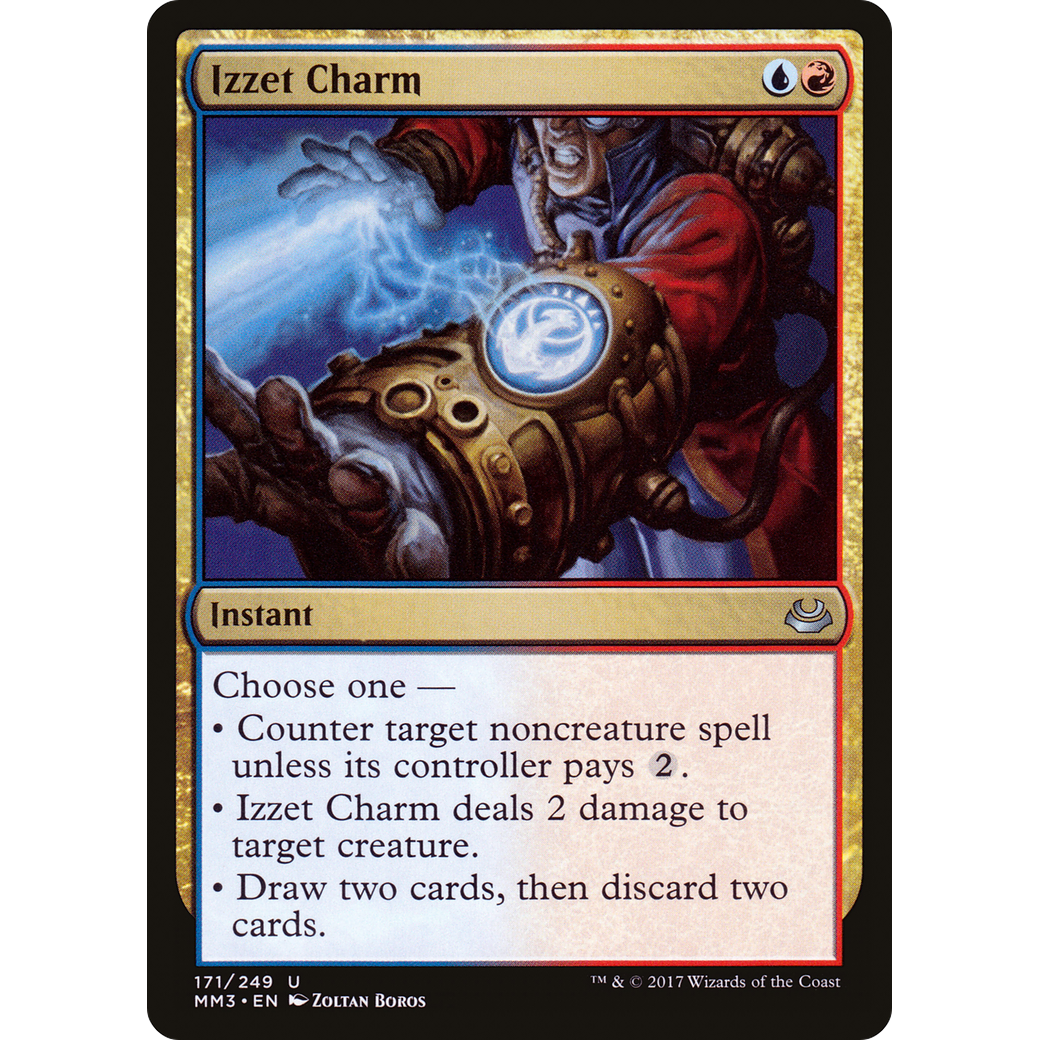 Izzet Charm (MM3-171) - Modern Masters 2017 Foil