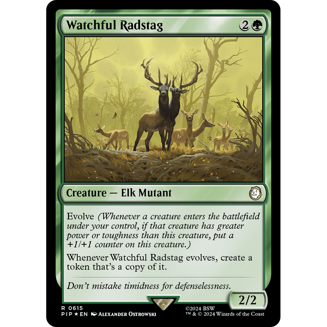 Watchful Radstag (PIP-615) - Fallout Foil