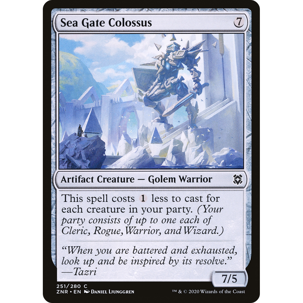 Sea Gate Colossus (ZNR-251) - Zendikar Rising