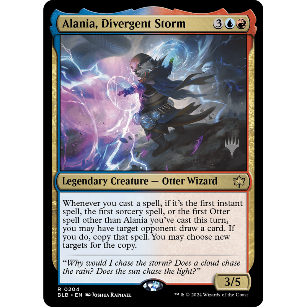 Alania, Divergent Storm (PPBLB-204P) - Bloomburrow Promos Foil