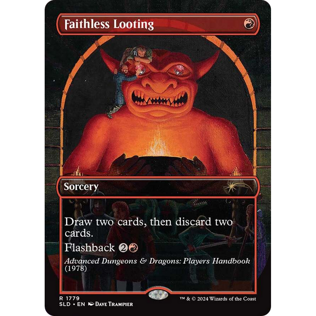 Faithless Looting (SLD-1779) - Secret Lair Drop (Borderless)
