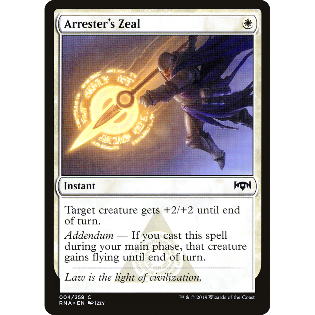 Arrester's Zeal (RNA-004) - Ravnica Allegiance