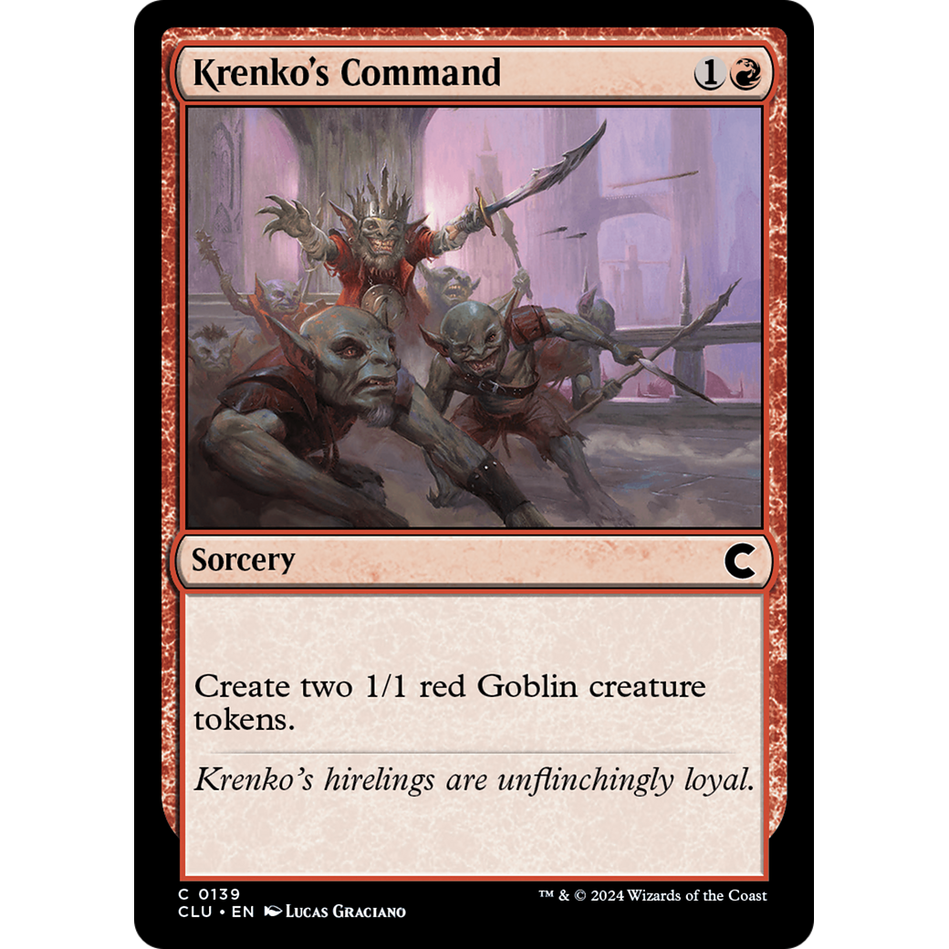 Krenko's Command (CLU-139) - Ravnica: Clue Edition