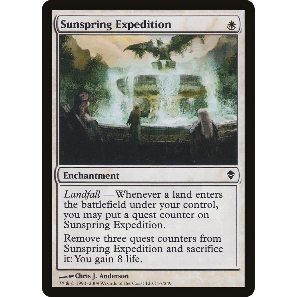 Sunspring Expedition (ZEN-037) - Zendikar Foil