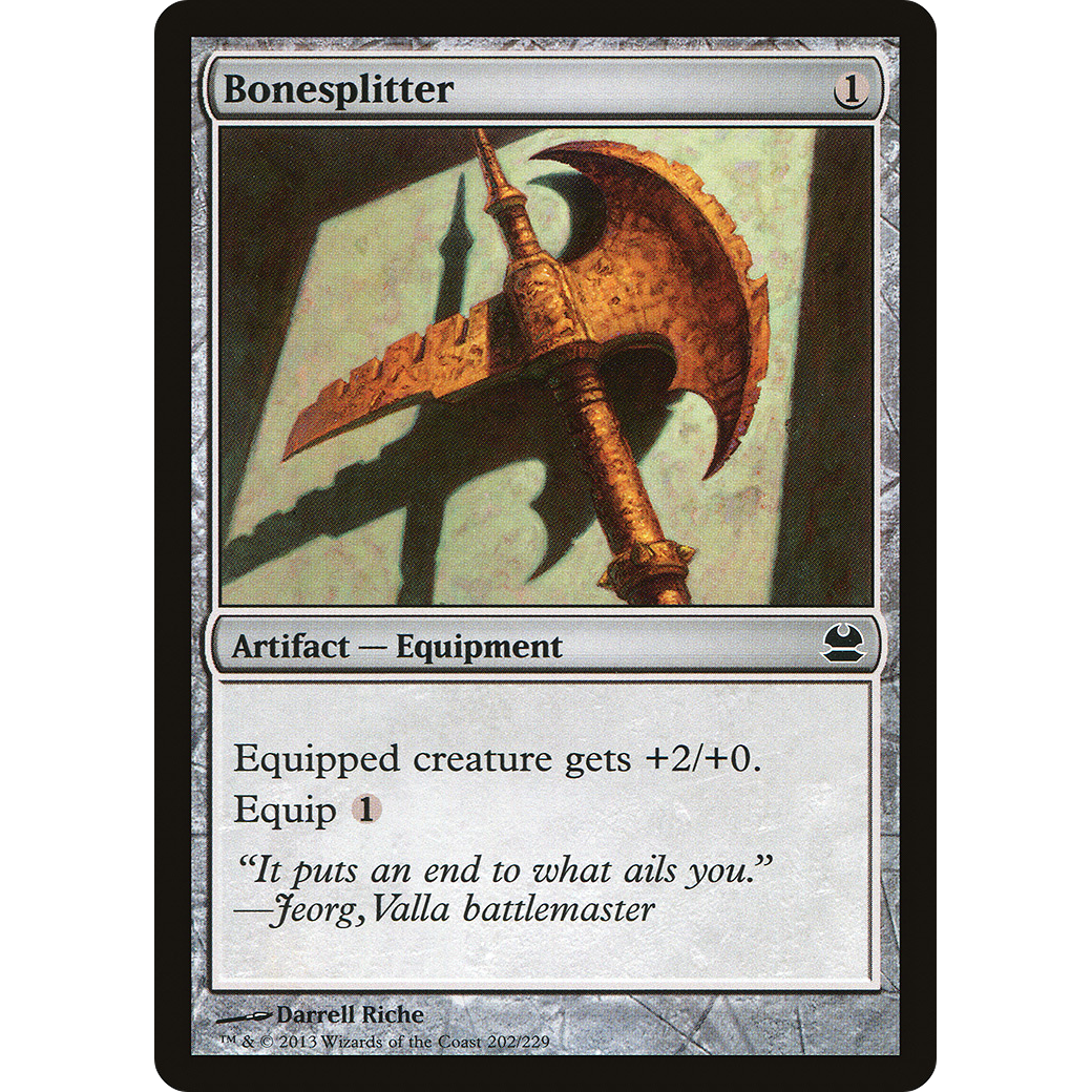 Bonesplitter (MMA-202) - Modern Masters Foil