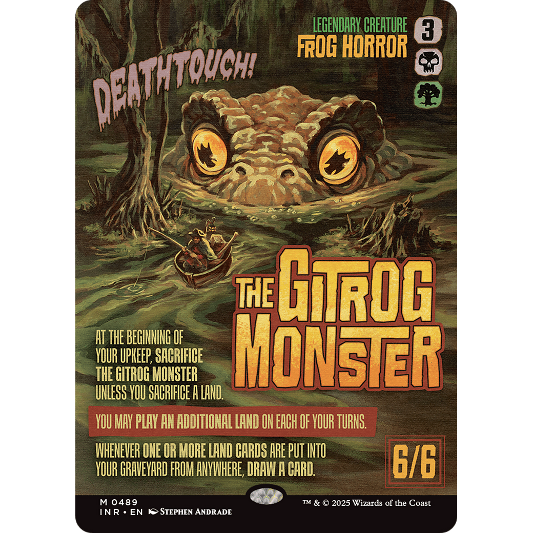 The Gitrog Monster (INR-489) - Innistrad Remastered: (Showcase) (Borderless)