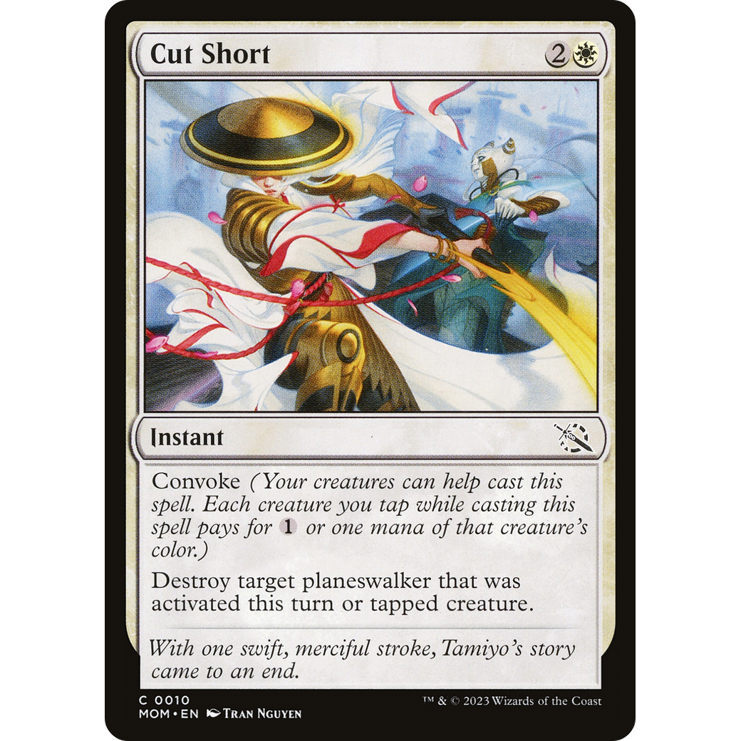 Cut Short (MOM-010) - March of the Machine Foil