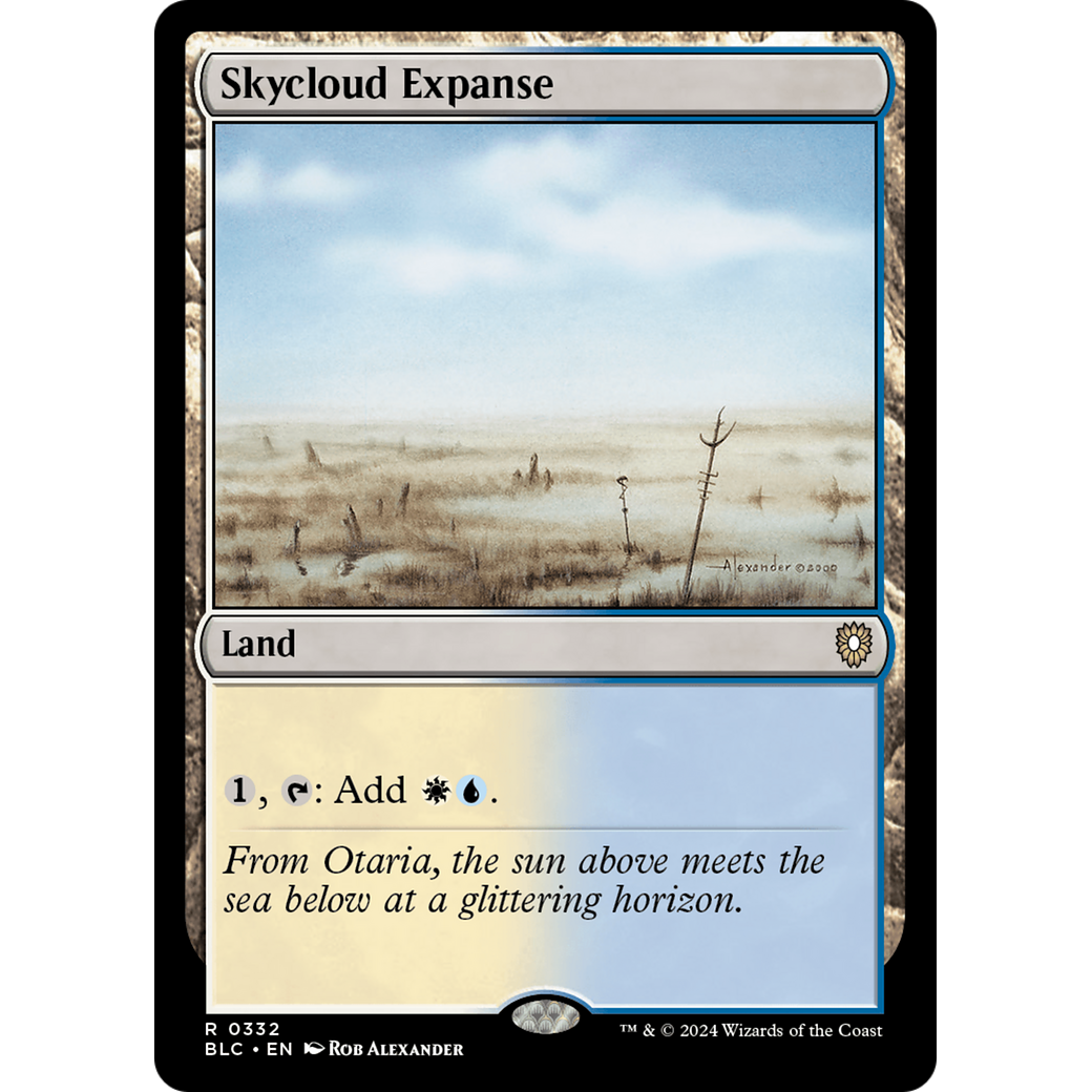 Skycloud Expanse (BLC-332) - Bloomburrow Commander