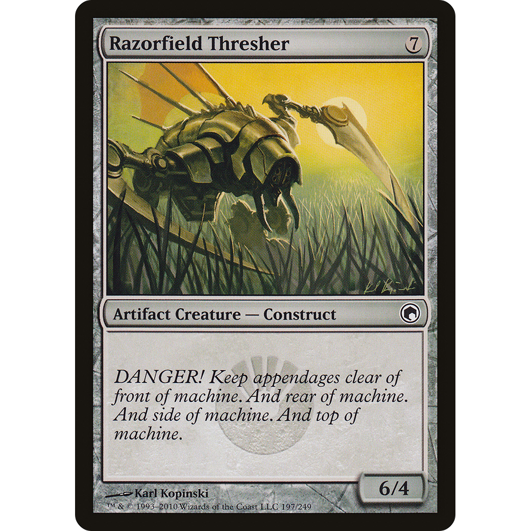 Razorfield Thresher (SOM-197) - Scars of Mirrodin