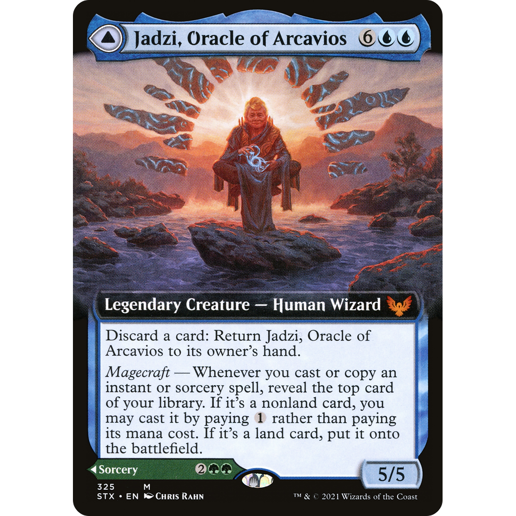 Jadzi, Oracle of Arcavios (Extended Art) (STX-325) - Strixhaven: School of Mages: (Extended Art) Foil