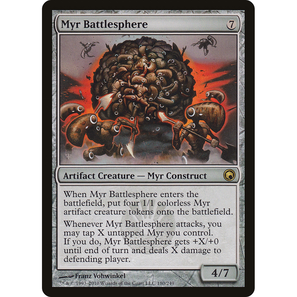 Myr Battlesphere (SOM-180) - Scars of Mirrodin