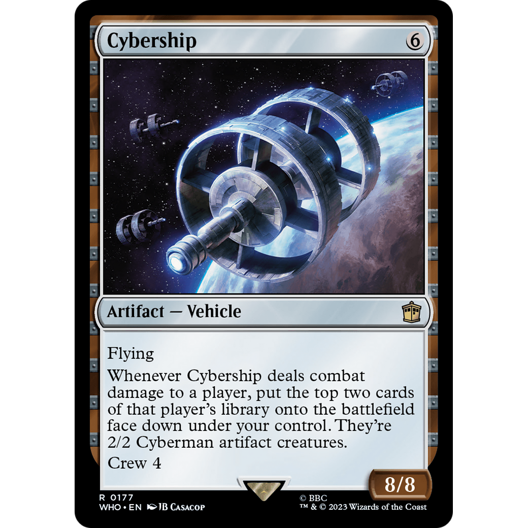 Cybership (WHO-177) - Doctor Who Foil