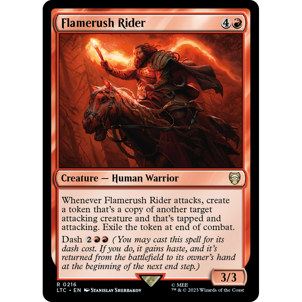 Flamerush Rider (LTC-216) - Tales of Middle-earth Commander