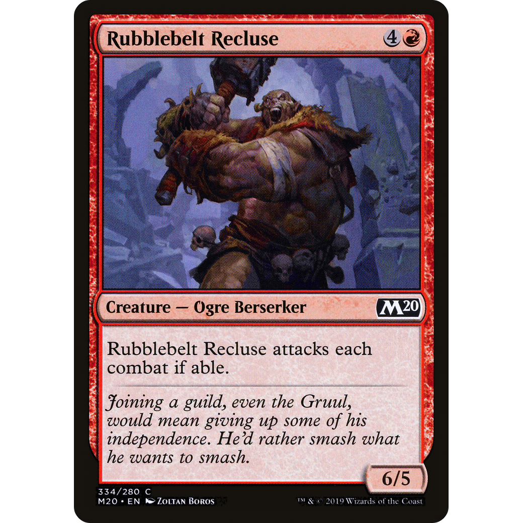 Rubblebelt Recluse (M20-334) - Core Set 2020