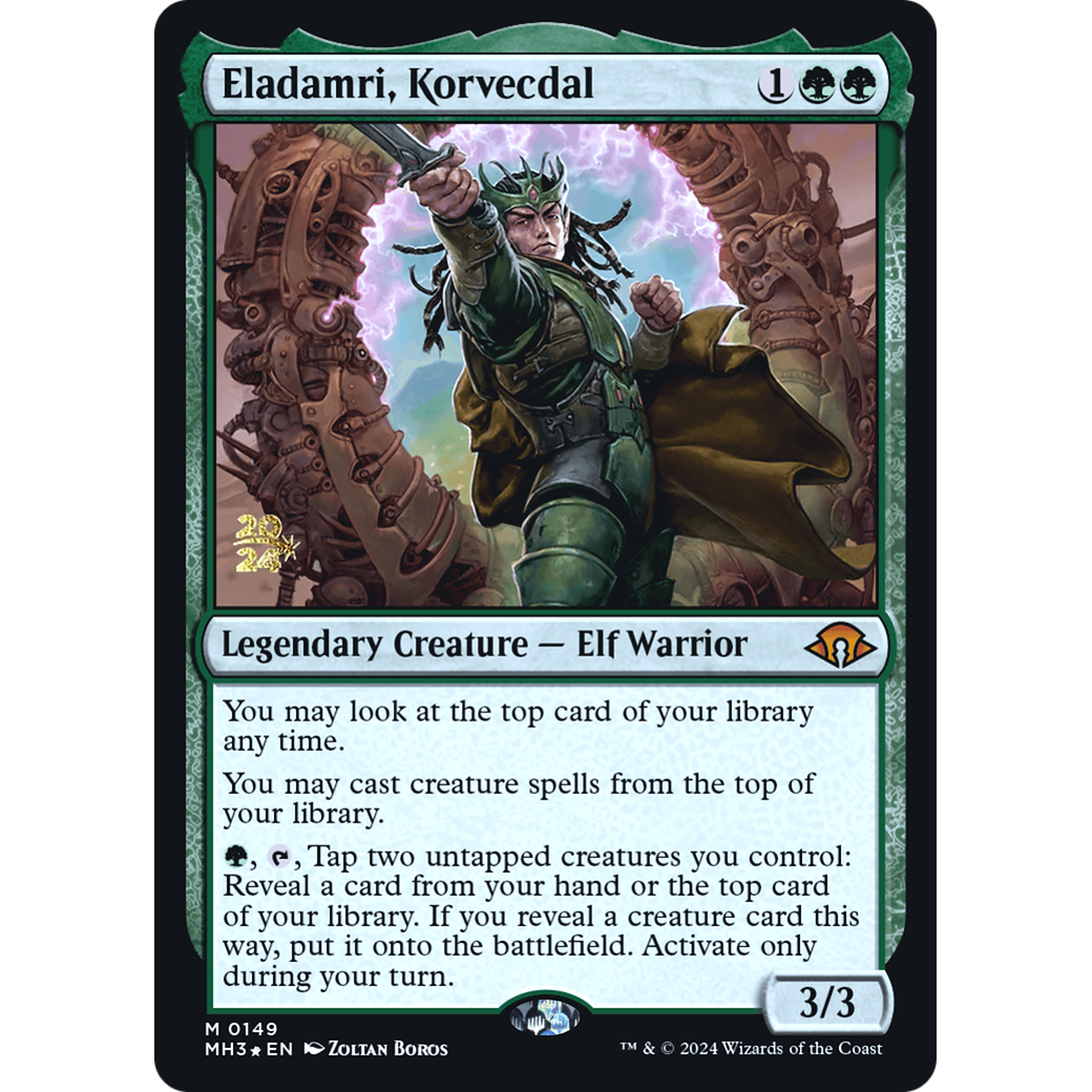 Eladamri, Korvecdal (PRE-149S) - Modern Horizons 3 Promos Foil