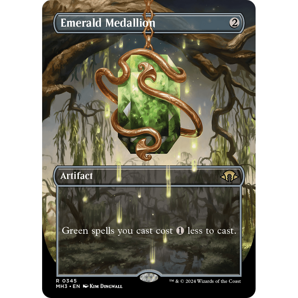 Emerald Medallion (MH3-345) - Modern Horizons 3 (Borderless) Foil