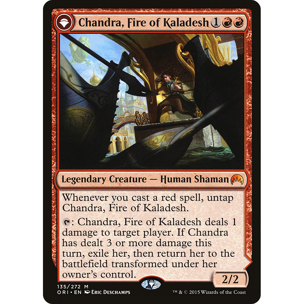 Chandra, Fire of Kaladesh (ORI-135) - Magic Origins: (originpwdfc)