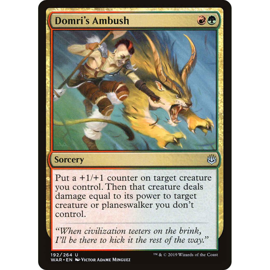 Domri's Ambush (WAR-192) - War of the Spark Foil