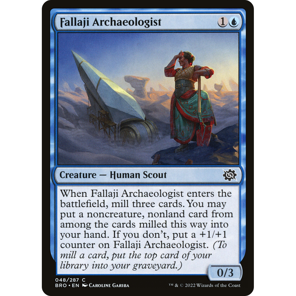 Fallaji Archaeologist (BRO-048) - The Brothers' War
