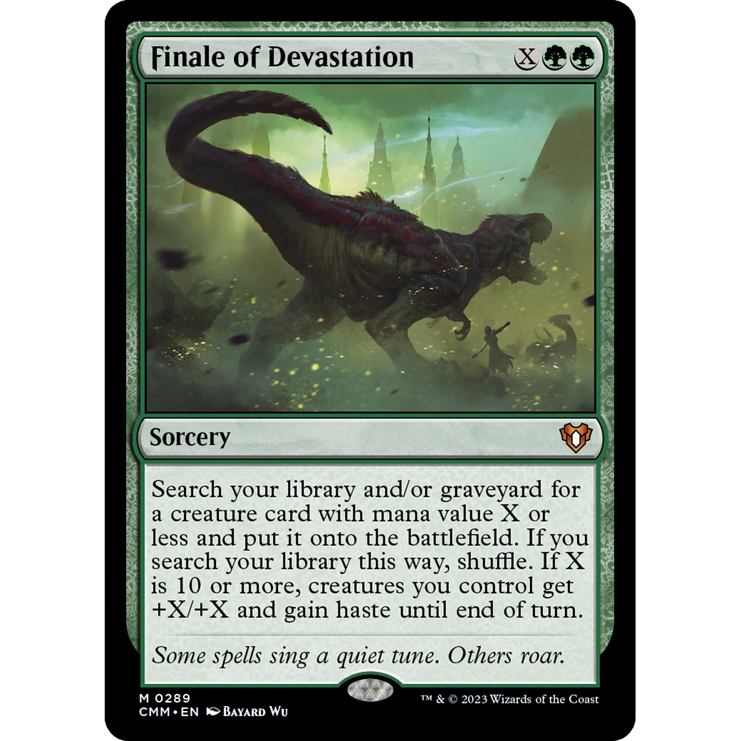 Finale of Devastation (CMM-289) - Commander Masters Foil