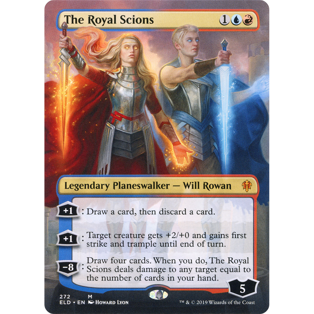 The Royal Scions (Borderless) (ELD-272) - Throne of Eldraine (Borderless)