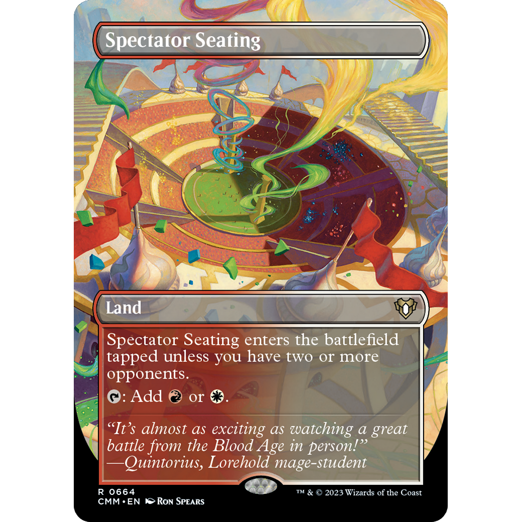 Spectator Seating (CMM-664) - Commander Masters (Borderless) Foil