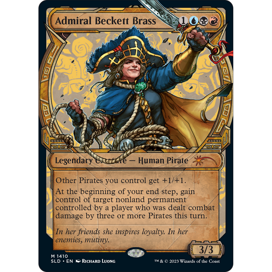 Admiral Beckett Brass (SLD-1410) - Secret Lair Drop: (Showcase)