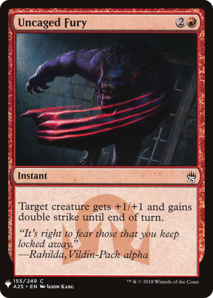 Uncaged Fury (LIST-155) - The List