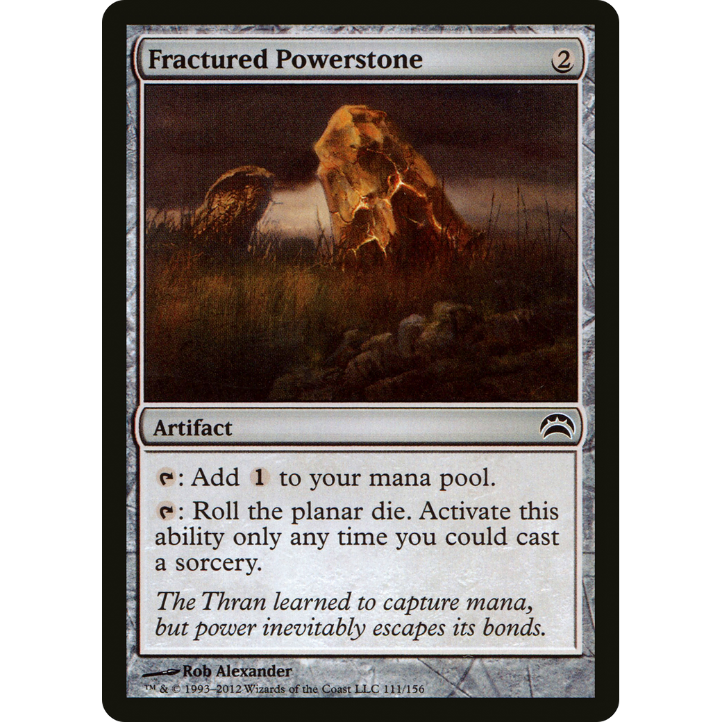 Fractured Powerstone (PC2-111) - Planechase 2012 Foil