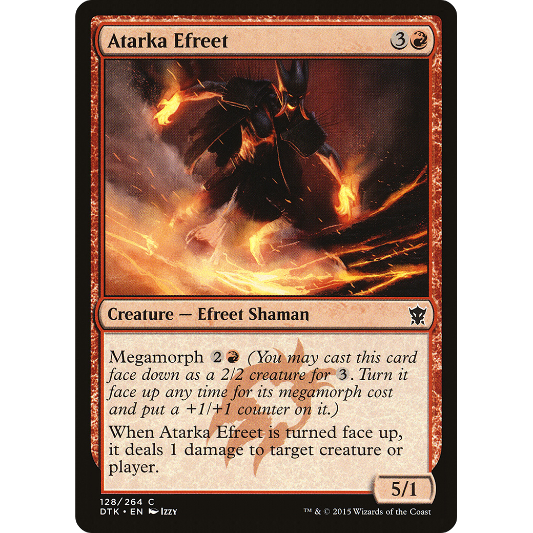 Atarka Efreet (DTK-128) - Dragons of Tarkir Foil