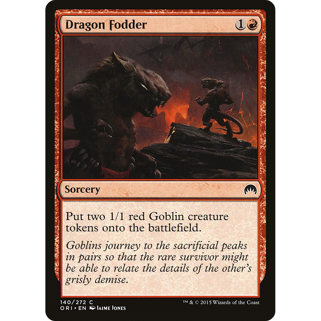 Dragon Fodder (ORI-140) - Magic Origins Foil