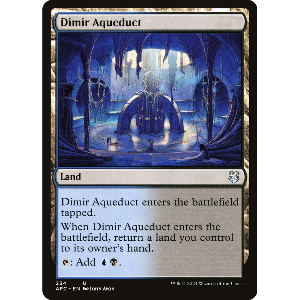 Dimir Aqueduct (AFC-234) - Forgotten Realms Commander