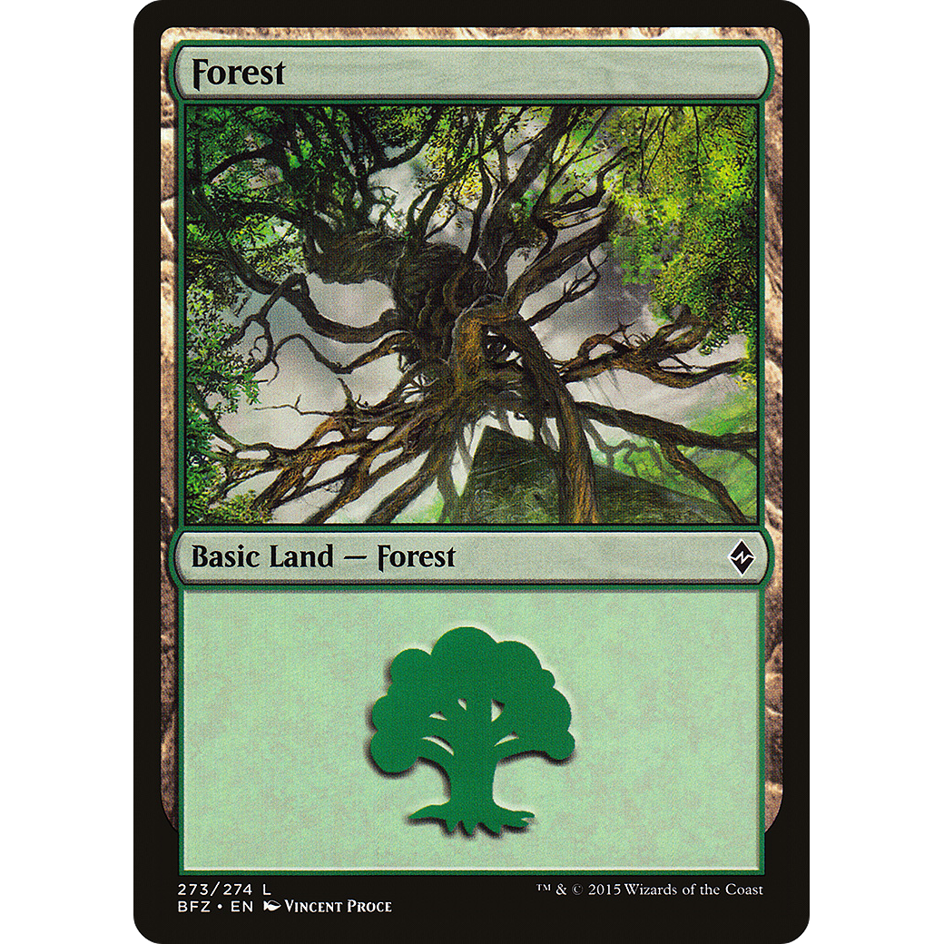 Forest (273) (BFZ-273) - Battle for Zendikar