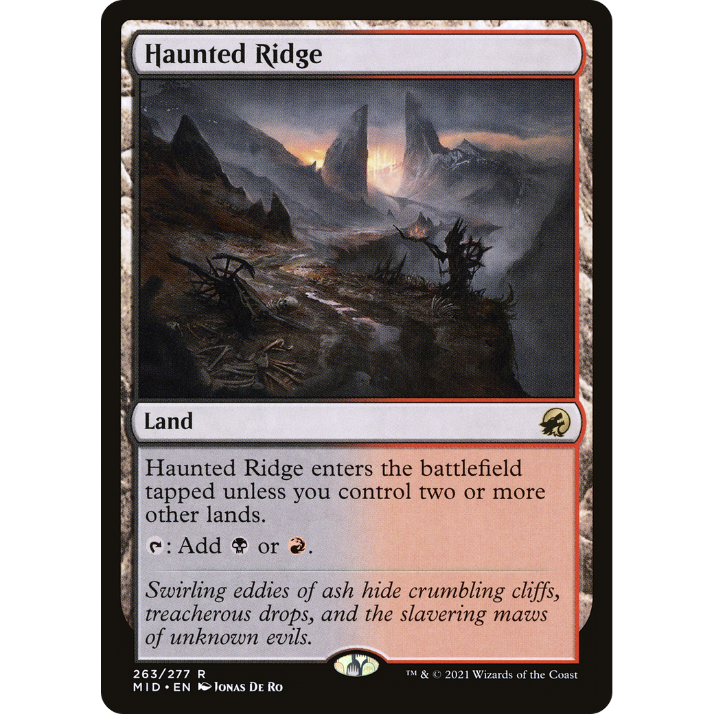 Haunted Ridge (MID-263) - Innistrad: Midnight Hunt Foil