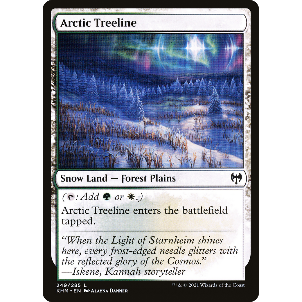 Arctic Treeline (KHM-249) - Kaldheim: (snow) Foil