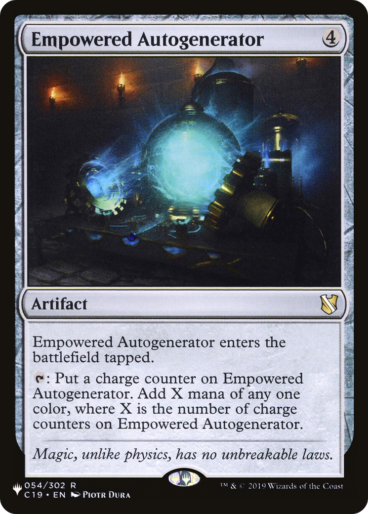 Empowered Autogenerator (LIST-054/302) - The List