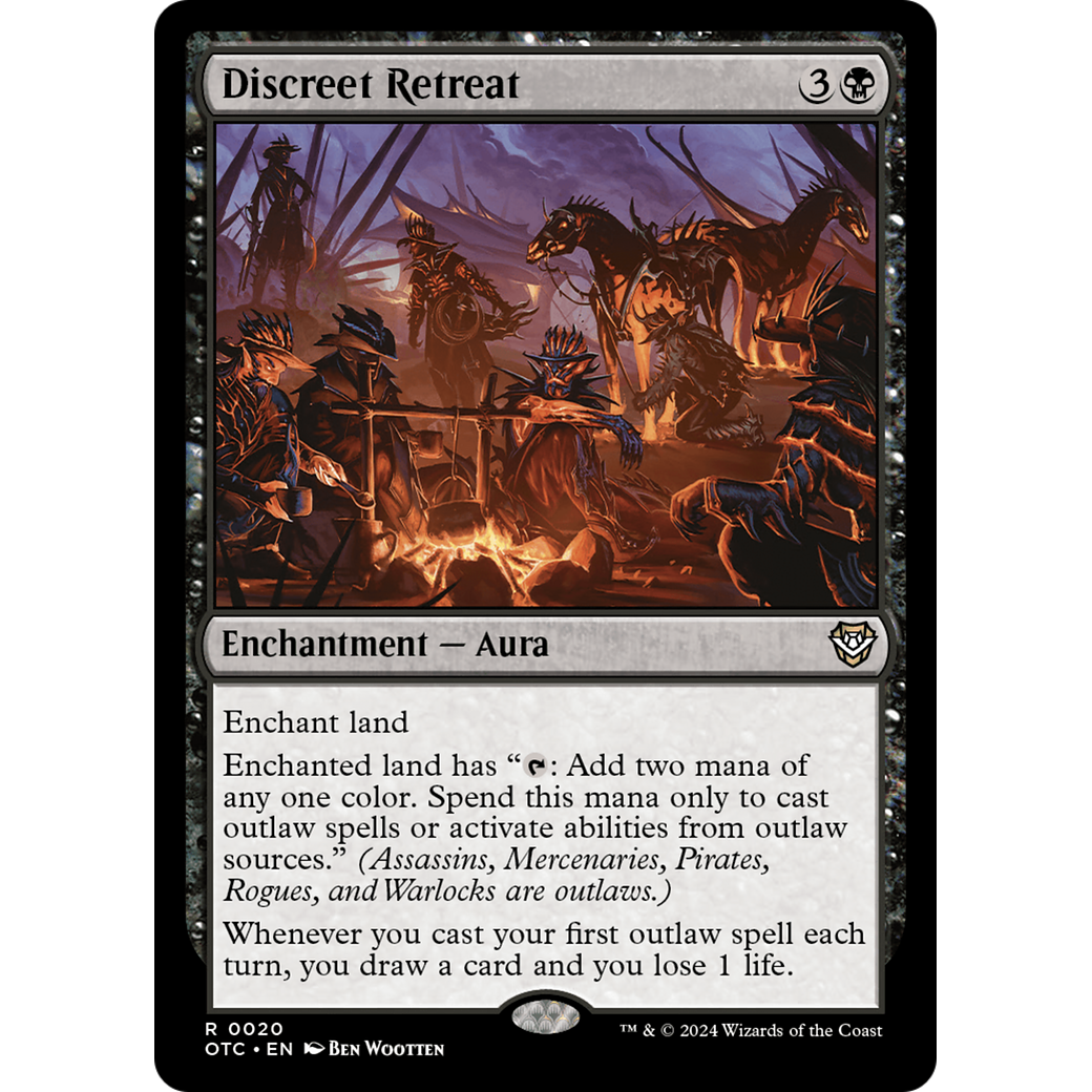 Discreet Retreat (OTC-020) - Outlaws of Thunder Junction Commander