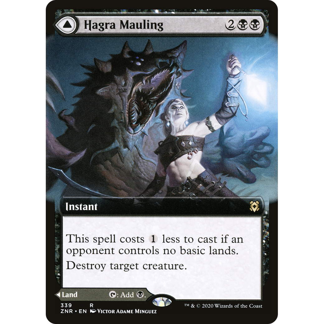 Hagra Mauling (Extended Art) (ZNR-339) - Zendikar Rising: (Extended Art) Foil