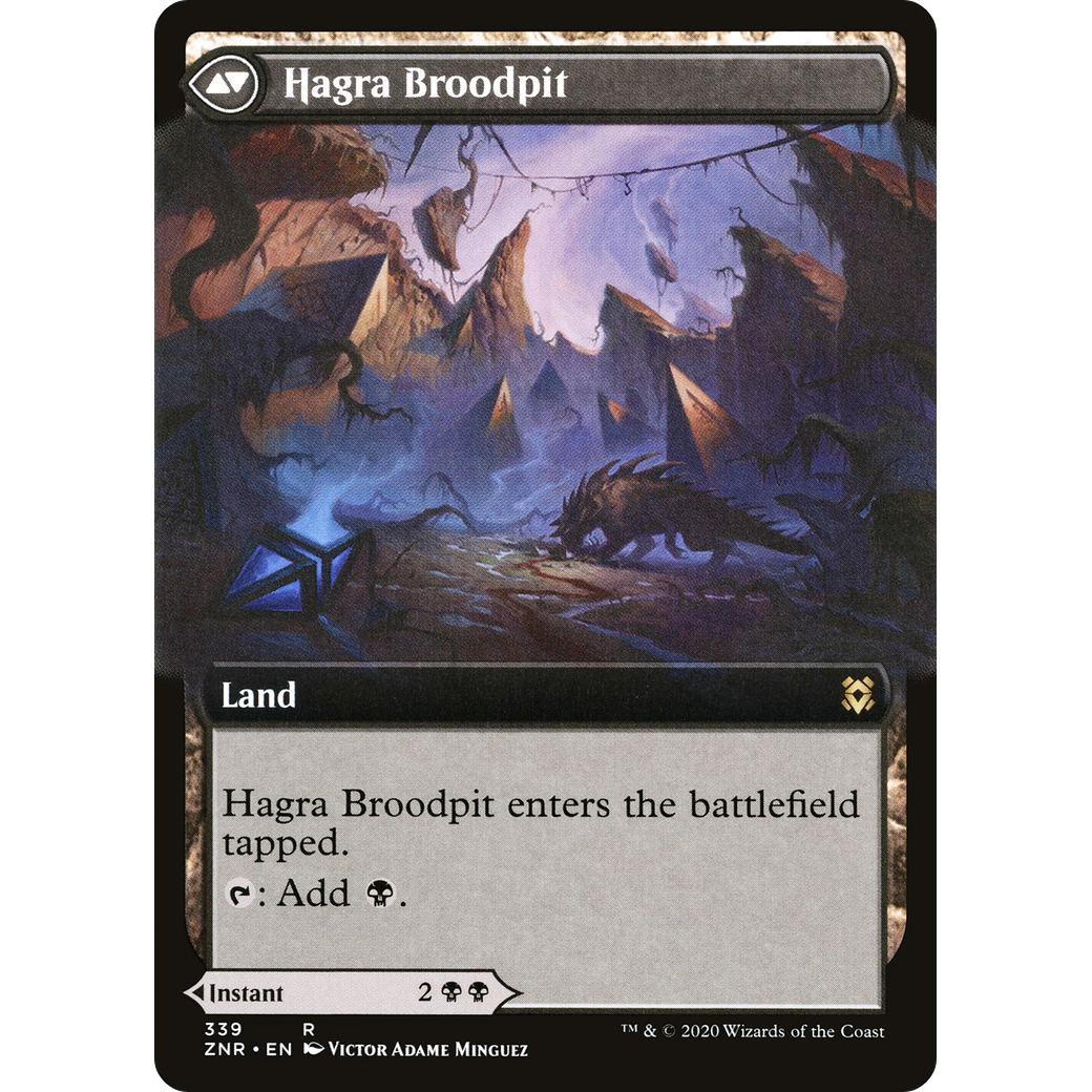 Hagra Mauling (Extended Art) (ZNR-339) - Zendikar Rising: (Extended Art) Foil