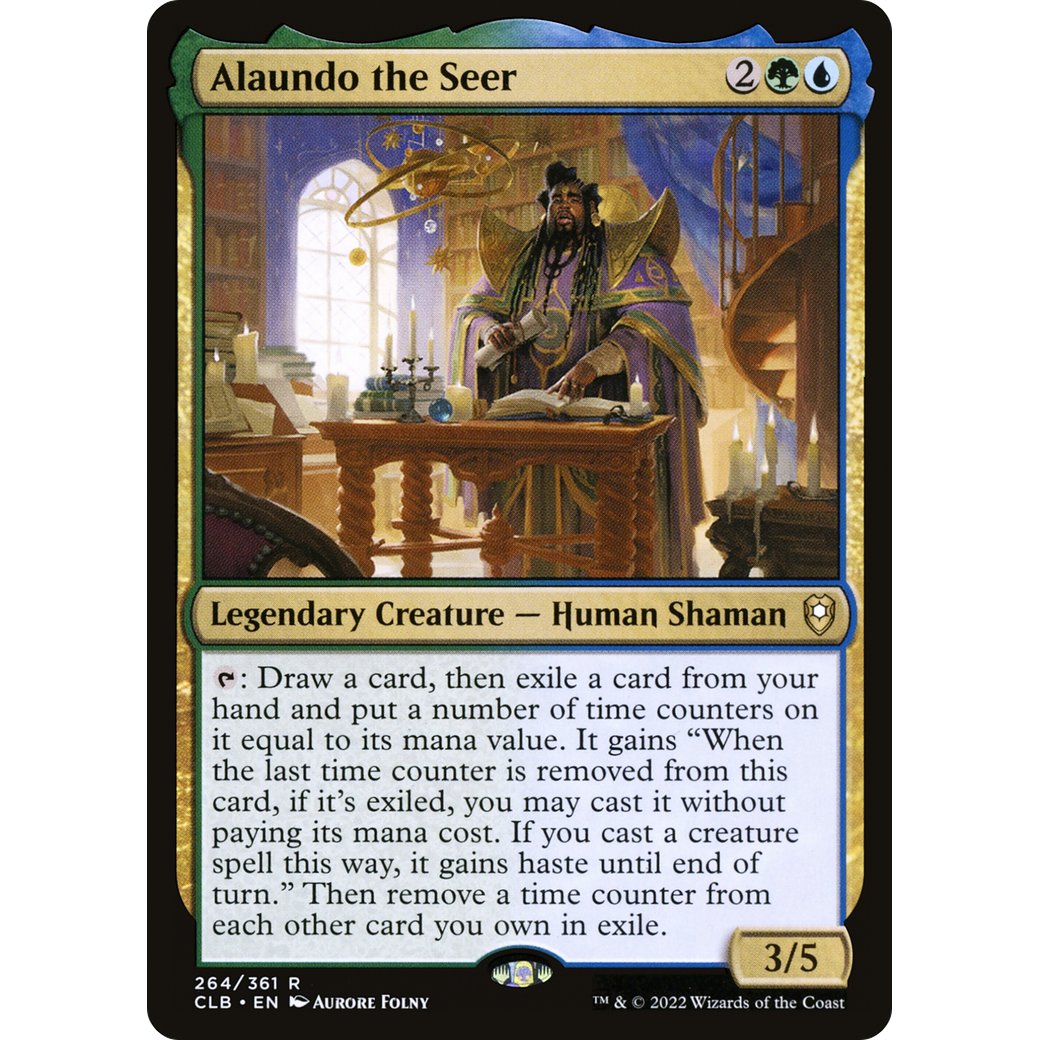 Alaundo the Seer (CLB-264) - Commander Legends: Battle for Baldur's Gate Foil