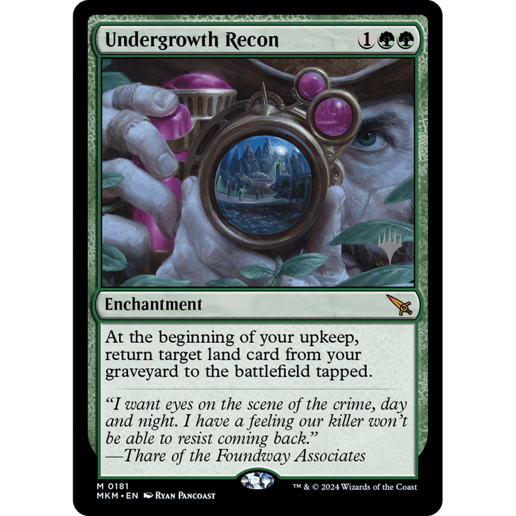 Undergrowth Recon (PPMKM-181P) - Murders at Karlov Manor Promos Foil
