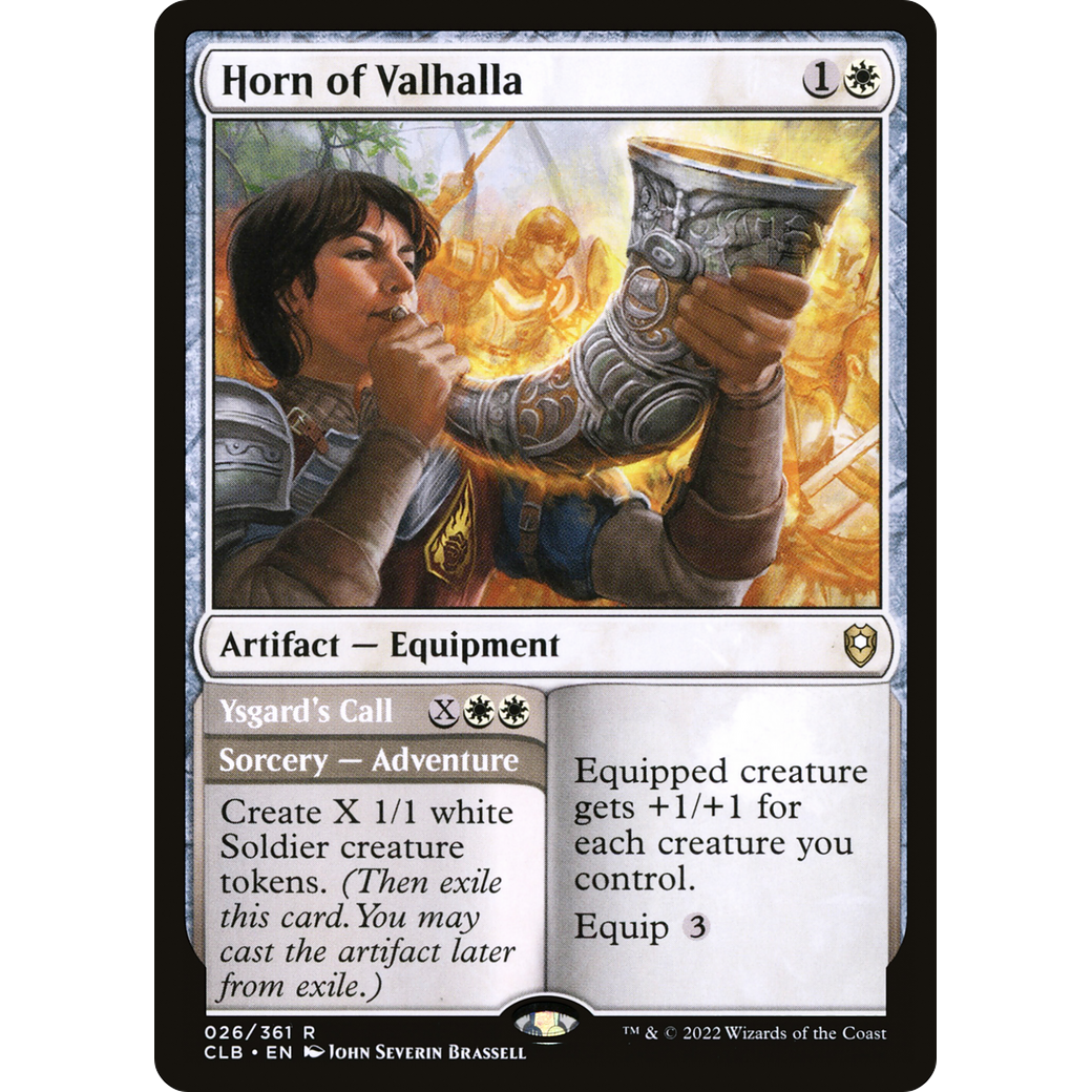 Horn of Valhalla (CLB-026) - Commander Legends: Battle for Baldur's Gate