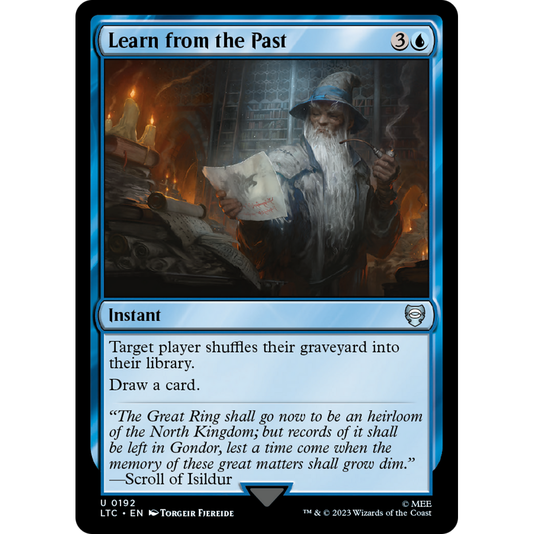 Learn from the Past (LTC-192) - Tales of Middle-earth Commander