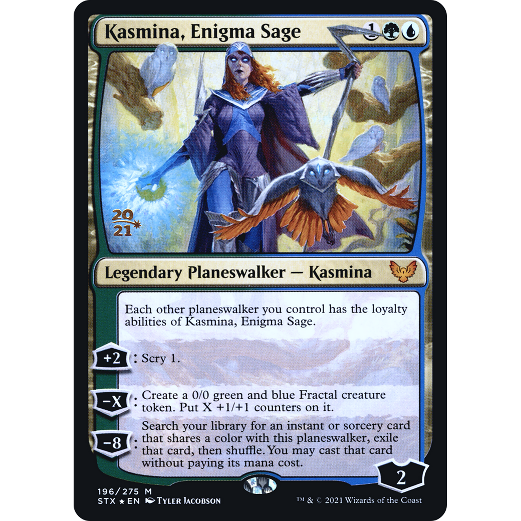 Kasmina, Enigma Sage (PRE-196) - Strixhaven: School of Mages Promos Foil