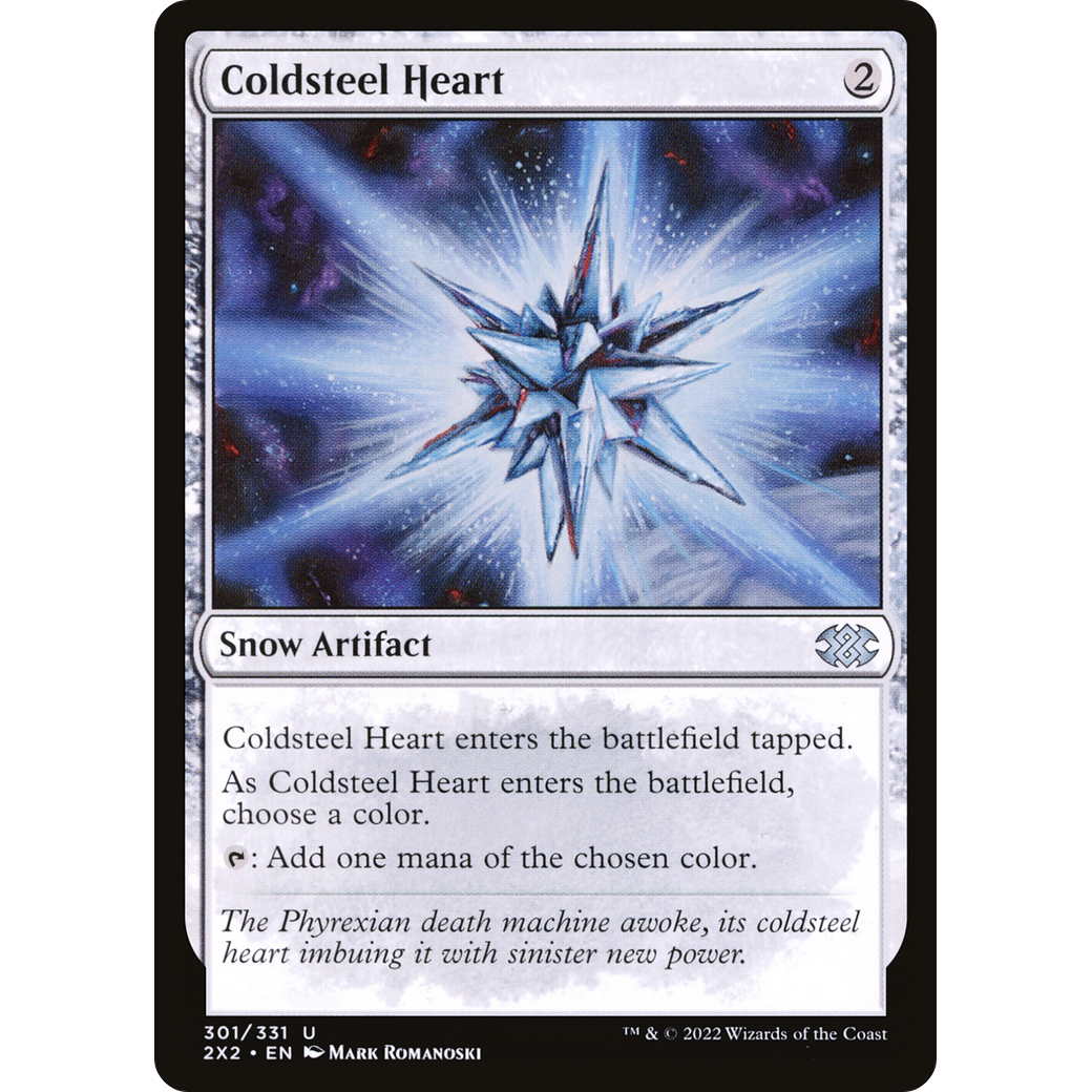 Coldsteel Heart (2X2-301) - Double Masters 2022: (snow)