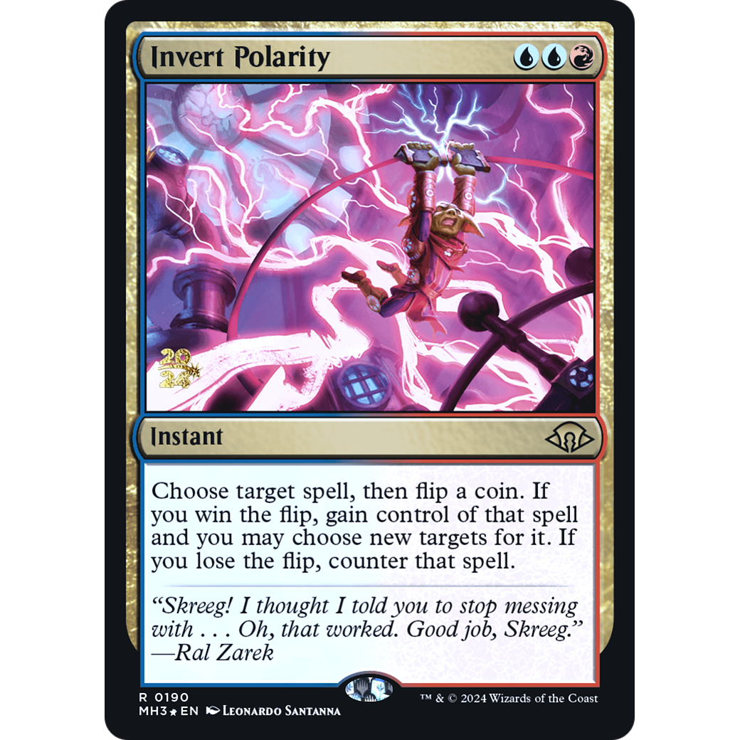Invert Polarity (PRE-190S) - Modern Horizons 3 Promos Foil