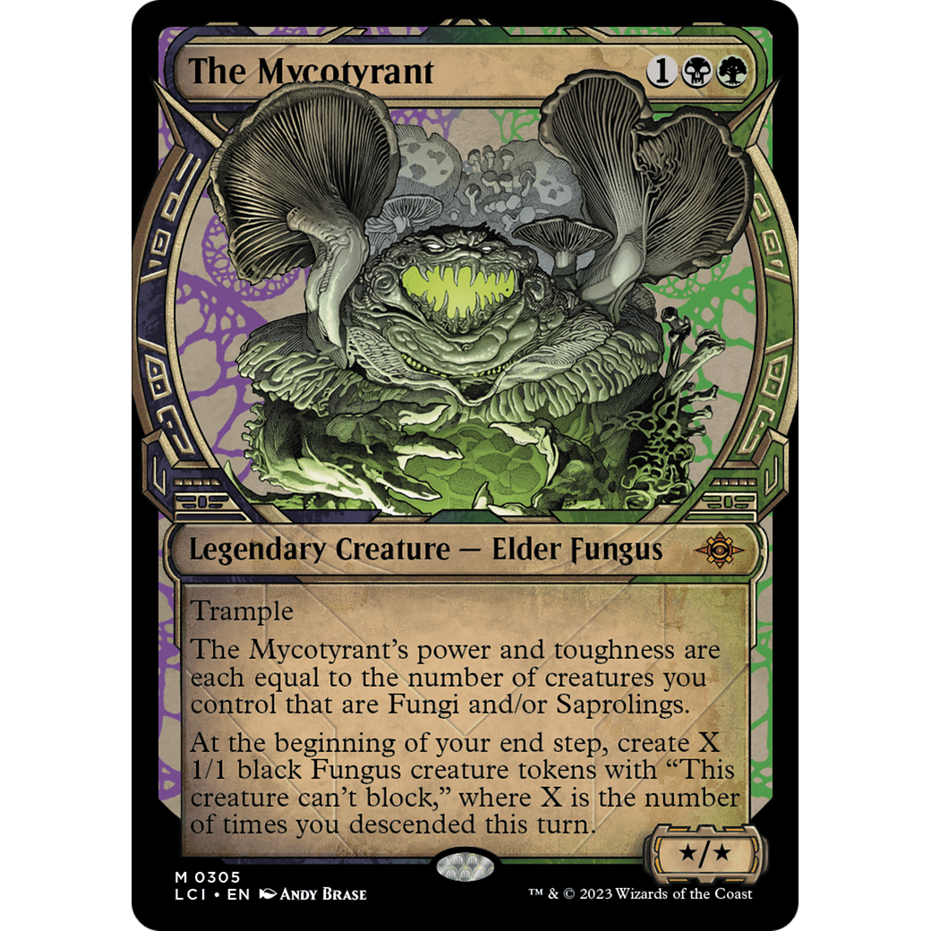 The Mycotyrant (LCI-305) - The Lost Caverns of Ixalan: (Showcase) Foil