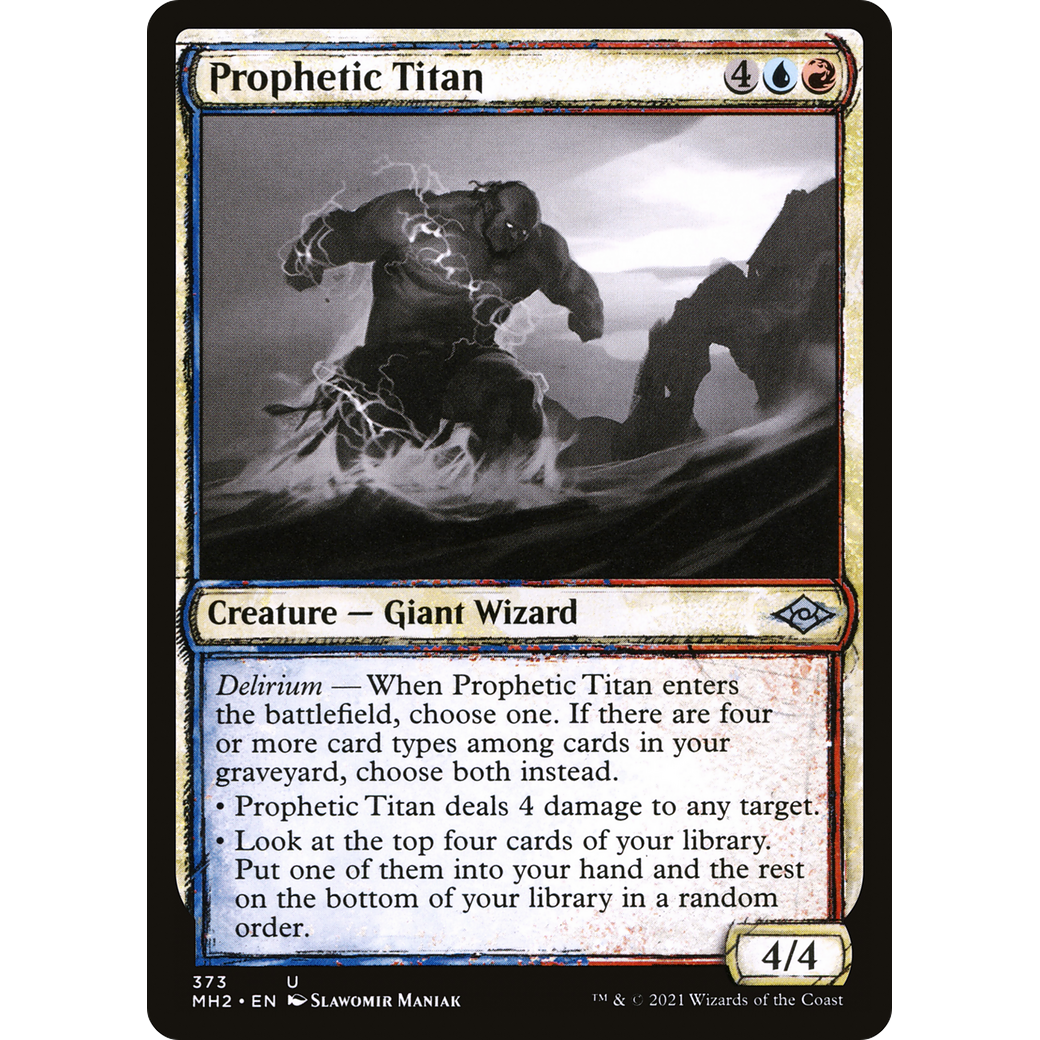 Prophetic Titan (Showcase) (MH2-373) - Modern Horizons 2: (Showcase)