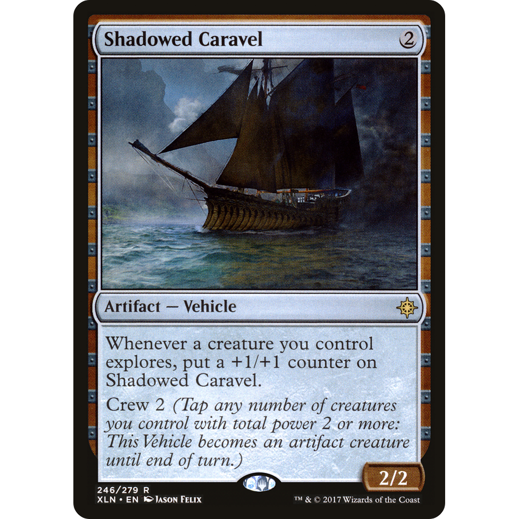 Shadowed Caravel (XLN-246) - Ixalan Foil
