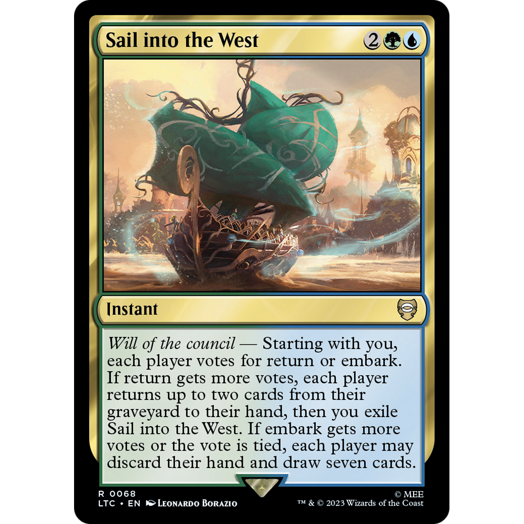 Sail into the West (LTC-068) - Tales of Middle-earth Commander